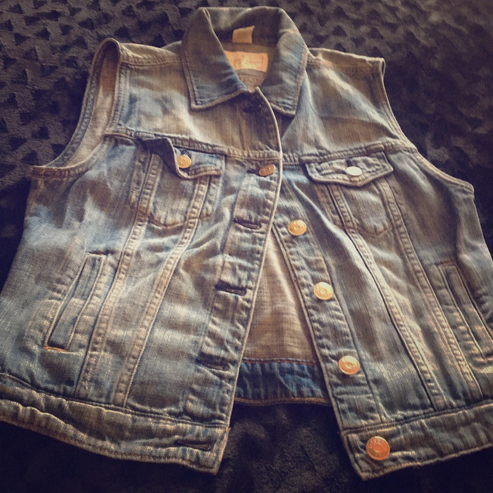 Denim vest
